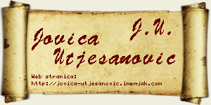 Jovica Utješanović vizit kartica